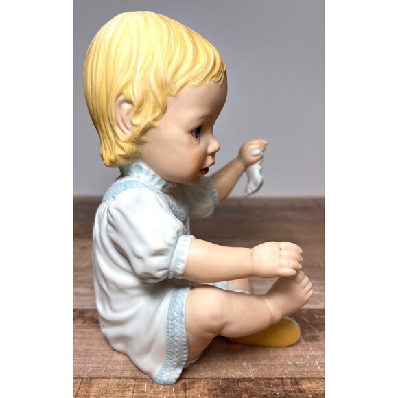 Lenox Babys First Shoes Porcelain Figurine Collectors Edition 1990 - Picture 3 of 10
